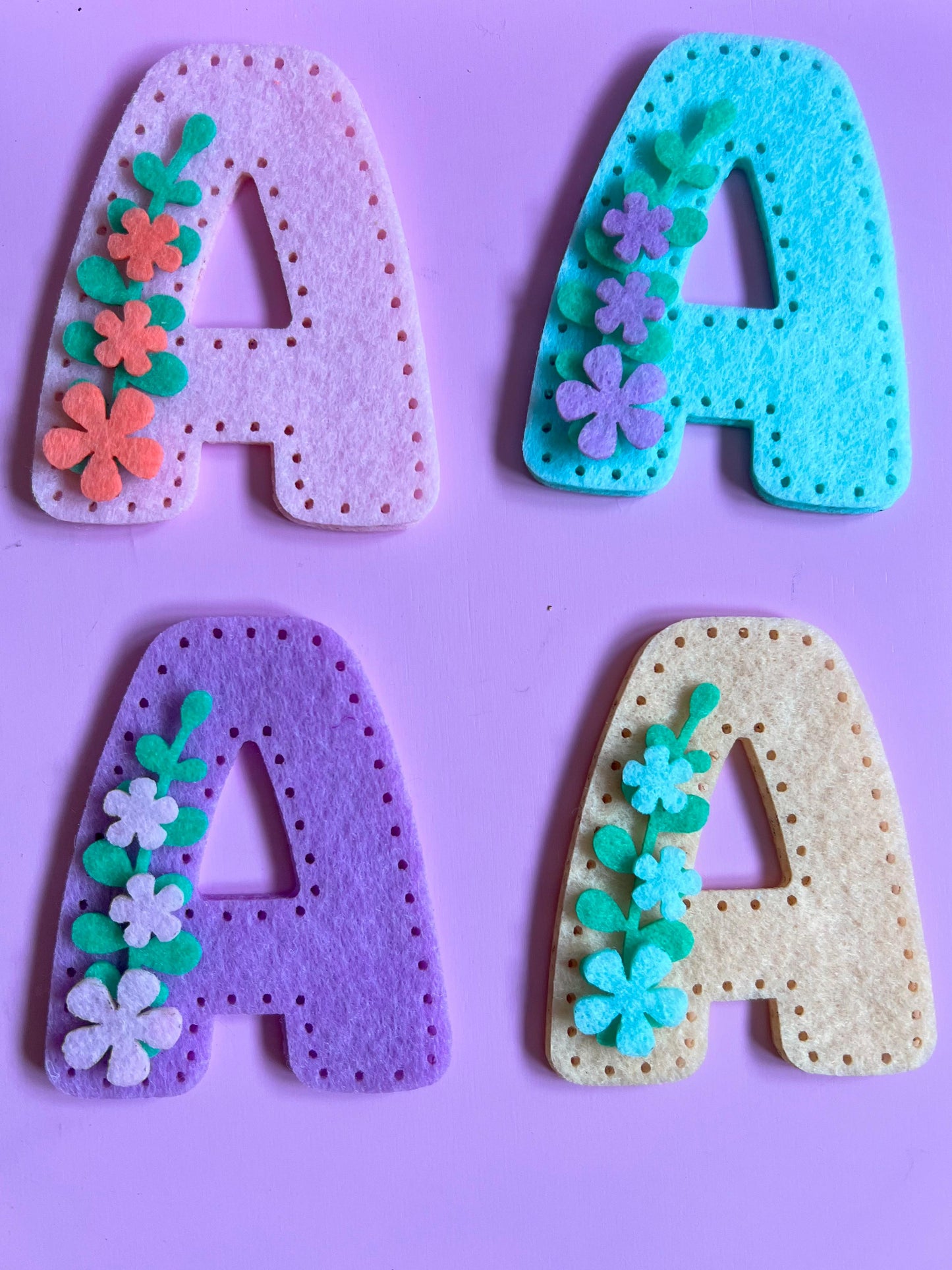 Alphabet Felt Craft Sewing Kit - Create & Sew Your Own Plush Letters!